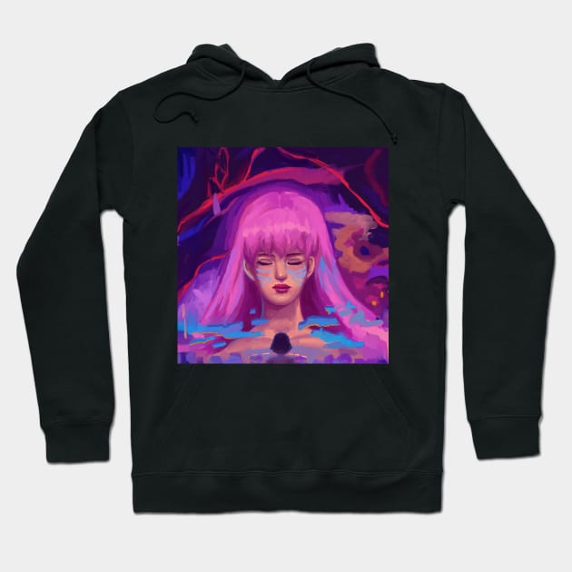 Belle Anime Movie Suzu Fan art Hoodie by craftsanime